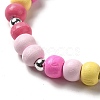 Maple Wood & Acrylic Jewelry Set SJEW-C003-02J-3