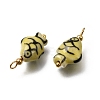 Handmade Porcelain Pendants PR-CBA0027-06G-01-2