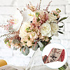 1 Roll Printed Polyester Imitation Burlap Ribbons OCOR-GO0001-08-7