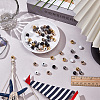 70Pcs 5 Colors Iron Round Nut FIND-BC0014-55-4