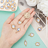 Porcelain Pendants KK-SC0001-66-3