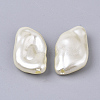 ABS Plastic Imitation Pearl Beads X-OACR-T022-03B-2