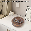 Wood Flat Round Jewely Display Tray ODIS-WH20003-05B-5