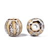 Vintage Porcelain Corrugated Beads PORC-N013-11R-2