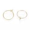Ion Plating(IP) 316L Surgical Stainless Steel Hoop Earring Findings X-STAS-D164-04G-2