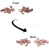 Eco-Friendly Zinc Alloy Hook Clasps PALLOY-PH0001-31-4
