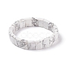Natural Howlite Stretch Bracelets BJEW-F406-B21-2