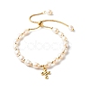 Adjustable Natural Pearl Beads Slider Bracelets BJEW-JB06531-02-1
