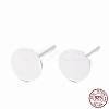 925 Sterling Silver Stud Earring Findings X-STER-T002-201S-1
