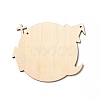 Single Face Printed Wood Big Pendants WOOD-I010-09E-2