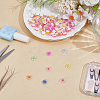 100Pcs Resin Sakura Cabochons MRMJ-ME0001-07-4