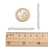 Iron Ends with Twist Chains CH-R001-N-5cm-3