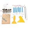 Plastic Pottery Clay Carving Curved Clapper Tool TOOL-F014-05-2