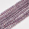 Electroplate Glass Beads Strands LS-EGLA-D020-3x2mm-81-1