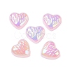 UV Plating Acrylic Cabochons OACR-H121-02E-1