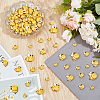 100Pcs 4 Styles Opaque Resin Cabochons CRES-WR0001-03-4