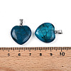 Natural Dragon Veins Agate Pendants G-N0325-14A-3