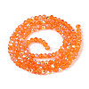 AB Color Plated Transparent Glass Rondelle Beads Strands EGLA-T029-2mm-10I-2