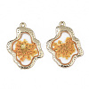 Epoxy Resin Pendants LS-X-RESI-T045-028E-2