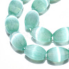 Dyed Natural Selenite Beads Strands G-T138-233E-3