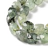 Natural Prehnite Beads Strands G-B065-A06-4