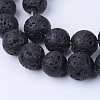 Natural Lava Rock Beads Strands X-G-Q462-4mm-24-1