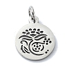 Non-Tarnish 304 Stainless Steel Charms STAS-C097-46P-04-1
