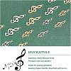 8Pcs 201 Stainless Steel Links & 8Pcs 201 Stainless Steel Pendants STAS-UN0032-38-4