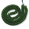 Handmade Frosted Lampwork Beads Strands LAMP-T007-10H-2