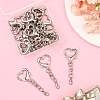 20Pcs Alloy Swivel Clasps FIND-SP0004-29P-7