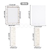 Basswood Assembled Paper Making Frame DIY-WH0016-17-4