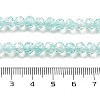 Transparent Crackle Glass Beads Strands CCG-L050-01B-07-4