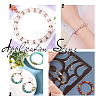 80Pcs 2 Colors Brass Bead Frames KK-PH0002-60-5