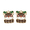 Christmas 304 Stainless Steel Enamel Pendants STAS-Z093-08N-G-1