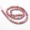 Natural Rhodonite Beads Strands G-D840-16-8mm-2