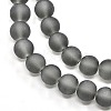 Baking Paint Transparent Glass Bead Strands GLAA-S031-6mm-12-3