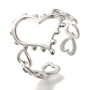 304 Stainless Steel Cuff Rings RJEW-Z074-01P-1