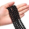 Natural Onyx Beads Strands G-G390-8mm-01-5