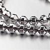 Electroplate Non-magnetic Synthetic Hematite Bead Strands G-F300-31A-01-1