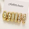 3Pairs Alloy Stud Earrings WG5D203-01-2