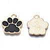 Alloy Enamel Pendants X-ENAM-T016-22LG-C-RS-3