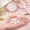 105Pcs 3 Styles Natural 4-Hole Freshwater Shell Buttons BUTT-TA0001-26-7