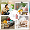 35Pcs Butterfly & Flower DIY Knitting Tool Sets HJEW-NB00055-6