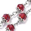 Handmade Glass Beaded Chains AJEW-JB00498-07-1