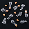 10Pcs Clear Glass Wishing Bottles AJEW-TA0002-85A-2