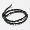 Synthetic Green Goldstone Beads Strands G-N0178-02-6mm-2