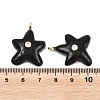 Natural Obsidian Pendants G-H353-01G-03-3