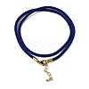 Nylon Milan Cord Necklace Making MAK-M028-01G-08-2
