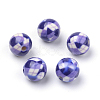 Opaque Printed Acrylic Beads MACR-S271-10mm-07-1