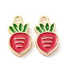 Brass Enamel Charms KK-Q809-21G-1